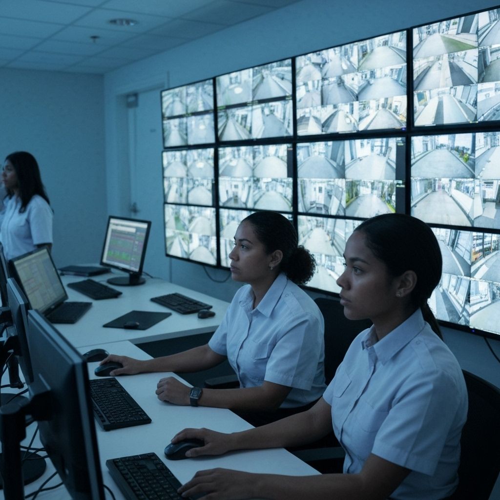 Central de monitoramento de segurança